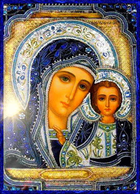 Казанская икона Божией Матери. Православные картинки